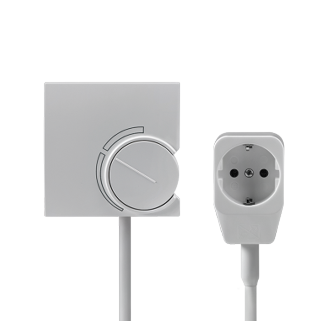 Steckdosen-Thermostat klein interBär mit Drehrad